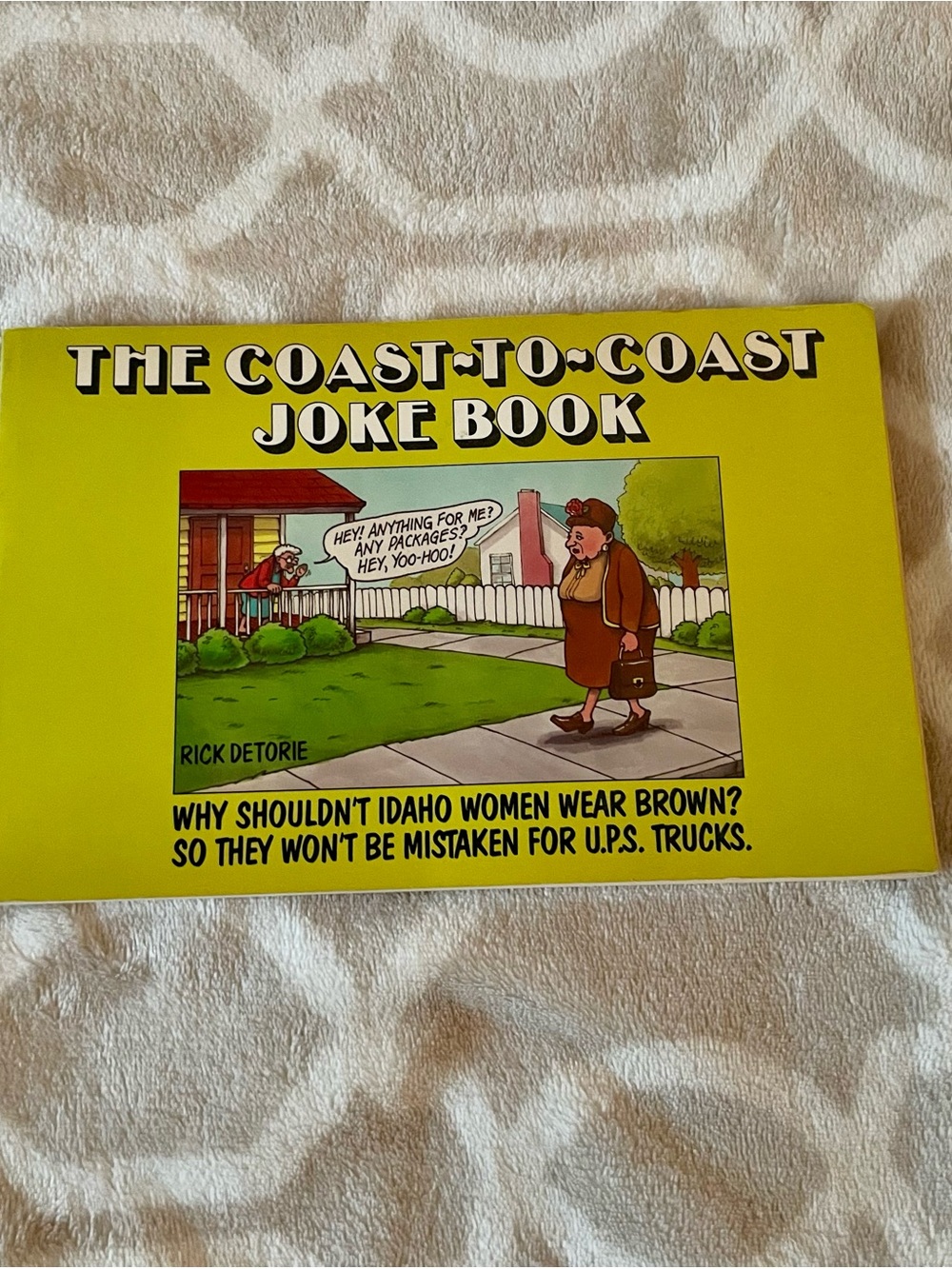 The Coast-to-Coast Joke Book — Bright Yellow Cover